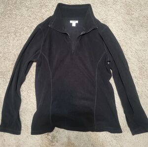 Old Navy Black Fleece Quarterzip Size L